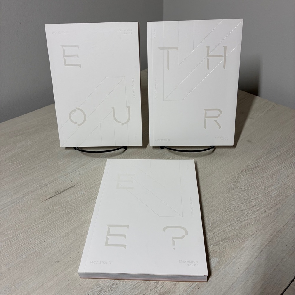 Monsta X Take.1 Are You There Minimalist Kpop Album Set Ver 2 3 4